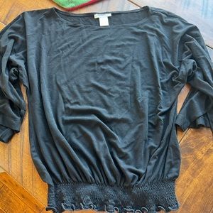 Harold’s Black dress top, vintage